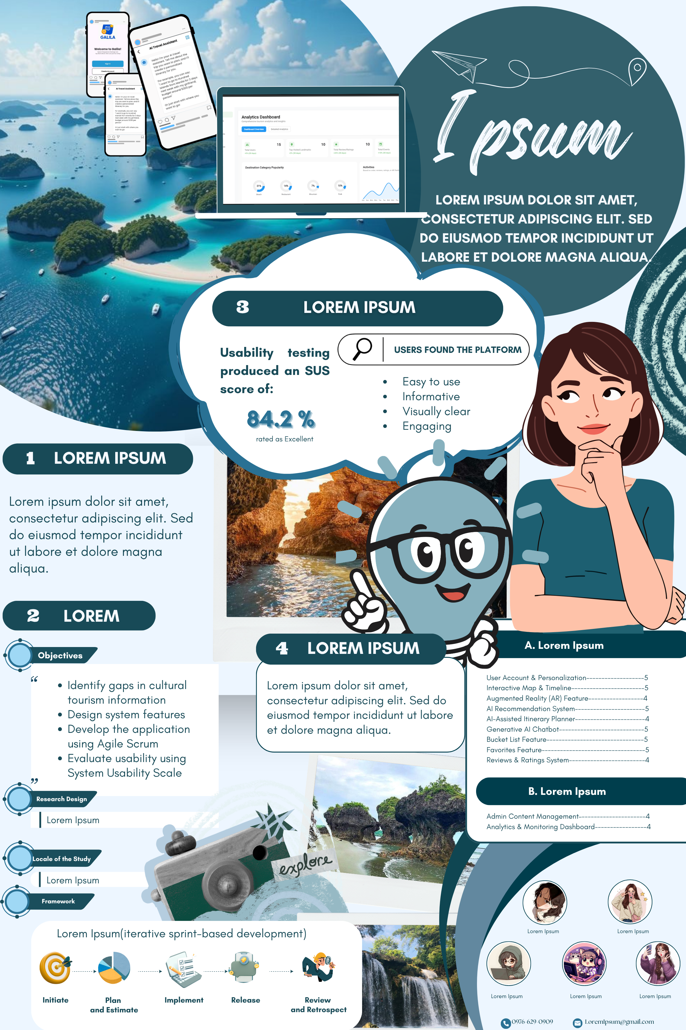 Travel App Poster